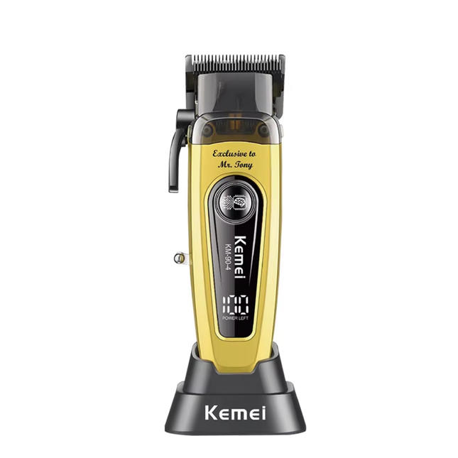 Cortadora De Pelo Kemei Km904 Profesional 11.500rpm Dorado