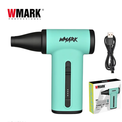Soplador Turbo Mini Jet Wmark NG-TB001 de Alta Potencia Celeste