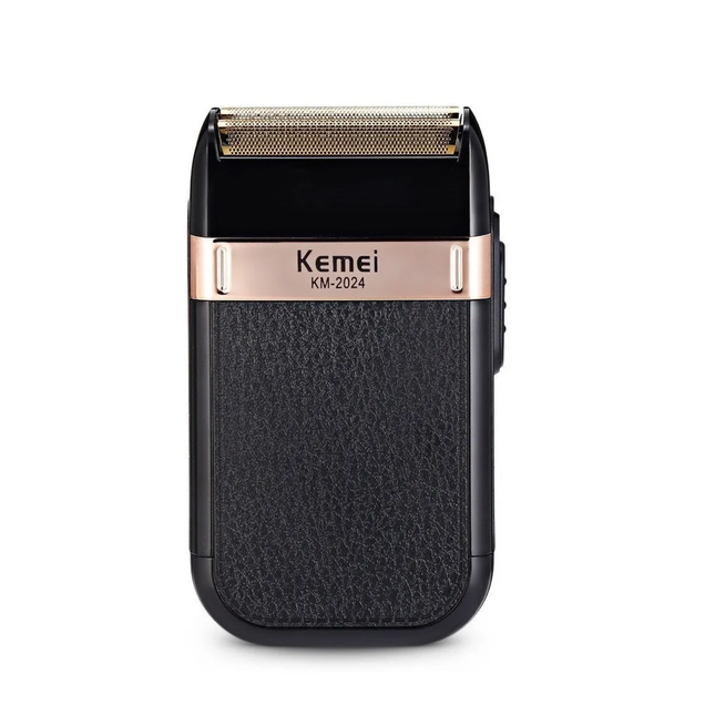 Máquina Afeitadora Kemei Km-2024 Negra Color Negro