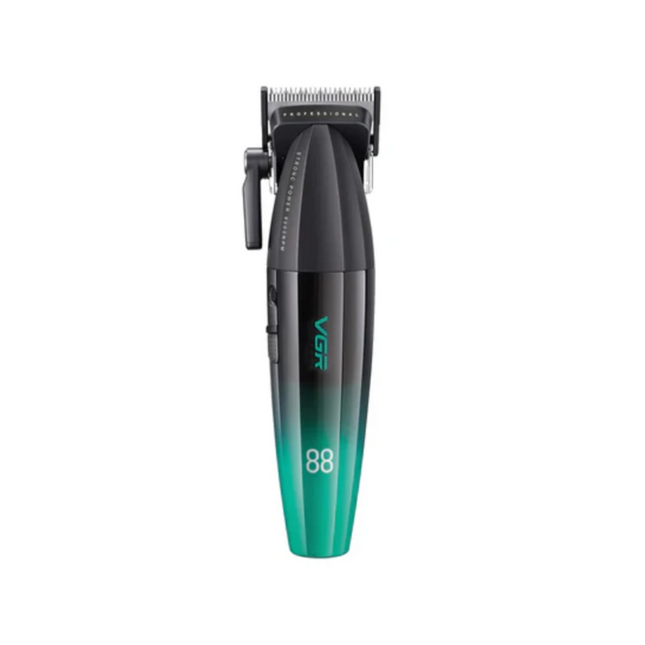 Máquina Profesional Corta Pelo Vgr V-003 Turbo 9000 Rpm Usb Verde