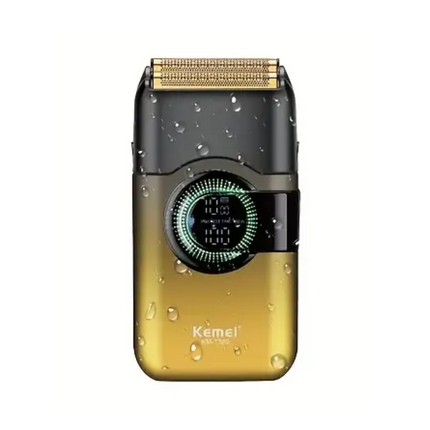 Combo Kemei 90-4 Cortadora 11500 Rpm Y Km 2293 + Shaver T389 Dorado