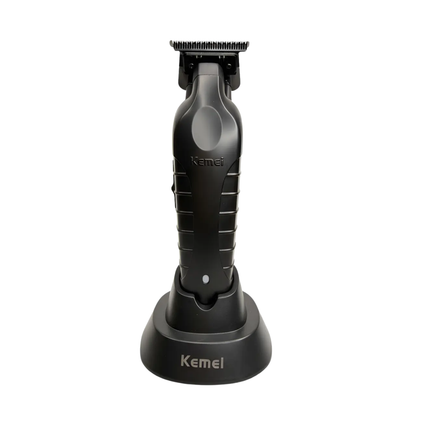 Patillera Trimmer Profesional Kemei KM-2299 Recargable Con Base De Carga Negro