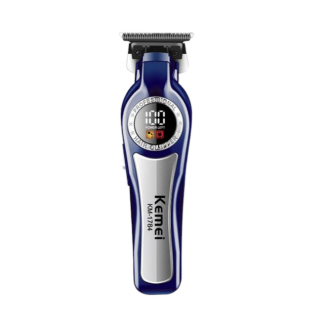 Maquina Cortadora De Pelo Profecional Kemei Km-1784 color Azul