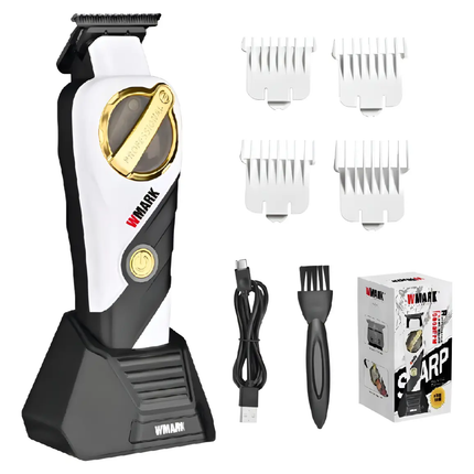 Trimmer Profesional Inalámbrica WMARK NG-9213W Color Blanco