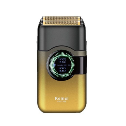 Combo Kemei 90-4 Cortadora 11500 Rpm Y Km 2293 + Shaver T389 Dorado