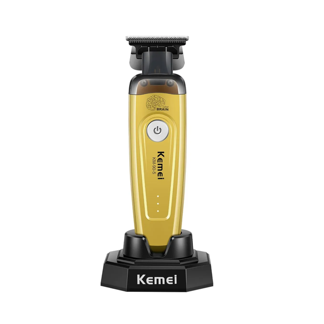 Cortadora De Pelo Profesional Kemei Km 90-5 Dorada 7500 Rpm
