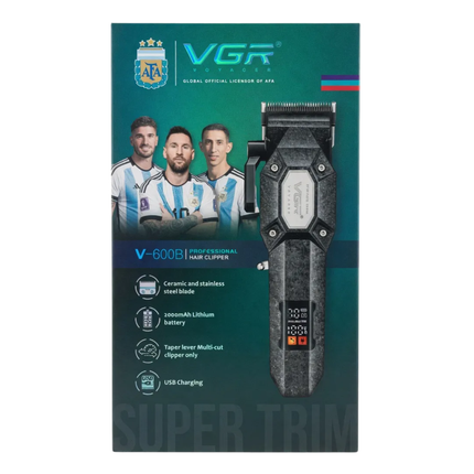 Patillera Profesional VGR V-900B Inalámbrica 7000 RPM Negra