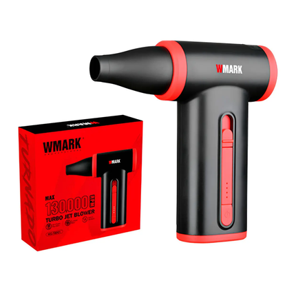 Soplador Turbo Mini Jet Wmark NG-TB001 de Alta Potencia Negro