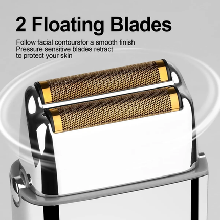Afeitadora Metal Kemei Shaver Doble Foil Inalámbrica Km-tx5