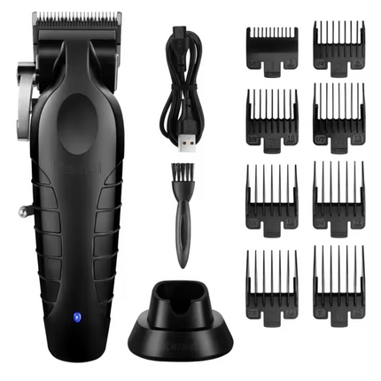 Combo Kemei Trio Clipper KM2296 + Trimmer KM2299 Y Shaver KM1102