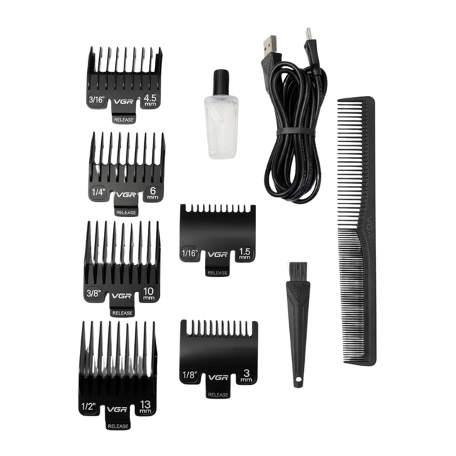Patillera Profesional VGR V-900B Inalámbrica 7000 RPM Negra