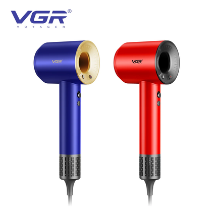 Vgr V-445 Secador De Pelo Profesional 110.000 Rpm Silencioso Azul