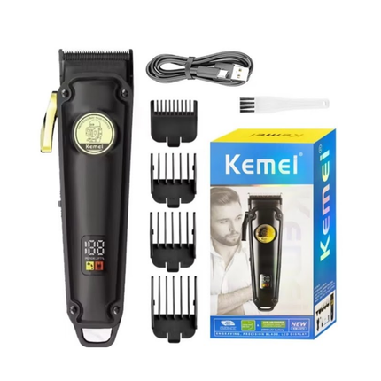 Maquina Cortadora Cabello Eléctrica Recargable Kemei Km-2372
