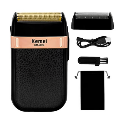 Combo Kemei Clipper 2296 + Trimmer 2299 + Shaver 2024 Negro