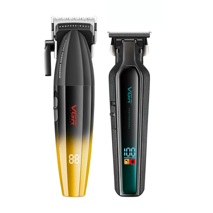 Barber Combo Vgr Profesional V-003 Clipper Y V-930 Trimmer Dorado