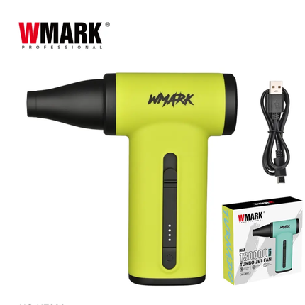 Soplador Turbo Mini Jet Wmark NG-TB001 de Alta Potencia Verde