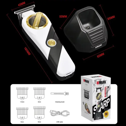 Trimmer Profesional Inalámbrica WMARK NG-9213W Color Blanco