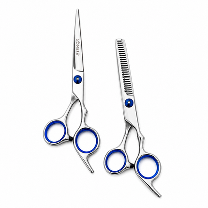 10pc Set Tijera Profesional Cortar Pelo Entresacadora Cabello Peluquería