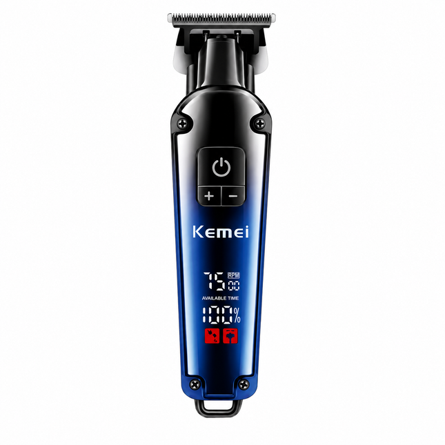 Kemei Km-1866 Patillera Profesional 7500 Rpm 3 Velocidades Azul