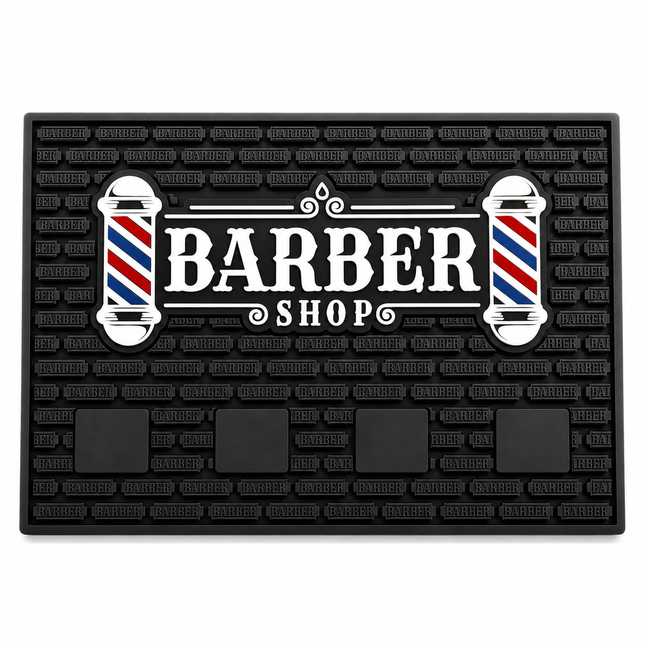 Alfombra Profesional para Barbería Silicona Magnética