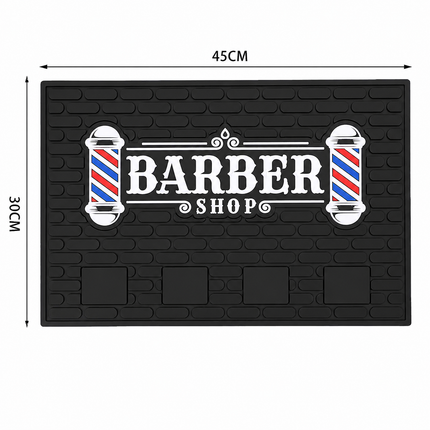 Alfombra Profesional para Barbería Silicona Magnética