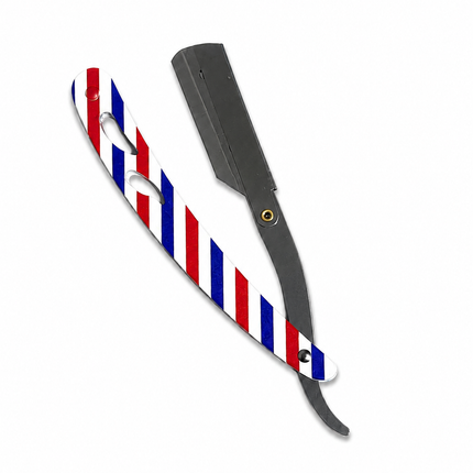 Navaja Navajin Multicolor + Cuchillas, Afeitador Para Barbería