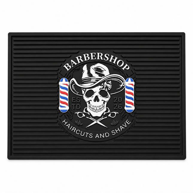 Alfombra Profesional Para Barbería Antideslizante De Goma Resistente