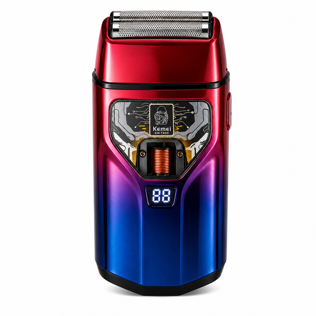 Kemei KM-T400 – Afeitadora Profesional 9000 RPM con Motor de Levitación Magnética