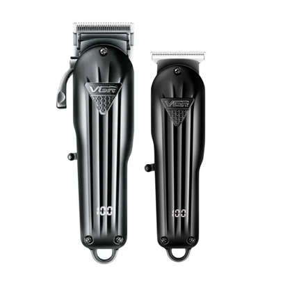 Máquina Profesional Corta Pelo Vgr V-282 Inalambrica Negro