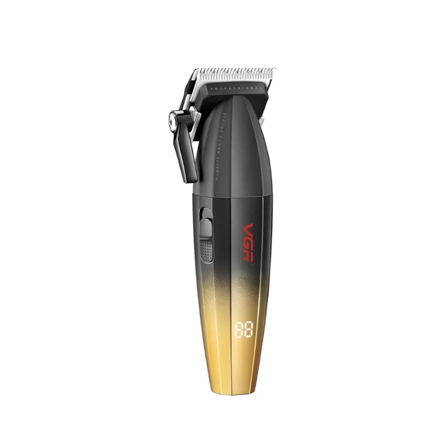 Máquina Profesional Corta Pelo Vgr V-003 Turbo 9000 Rpm Usb Dorado